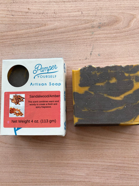 Sandalwood & Amber Artisan Soap