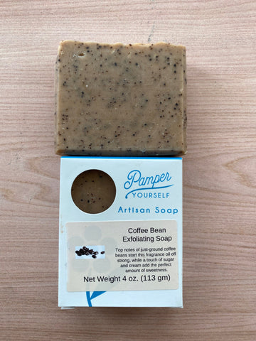 Coffee Bean Exfoliating Artisan Soap