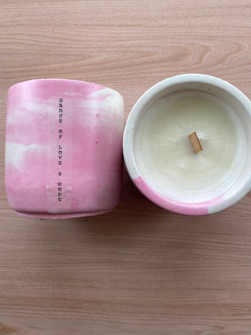 Dance of Love and Hope Hydrostone Candle