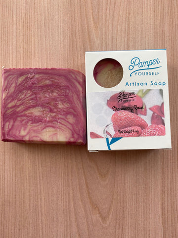 Strawberry Rose Artisan Soap
