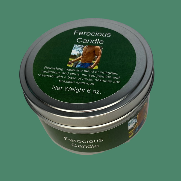 Ferocious Soy Candle with Wood Wick