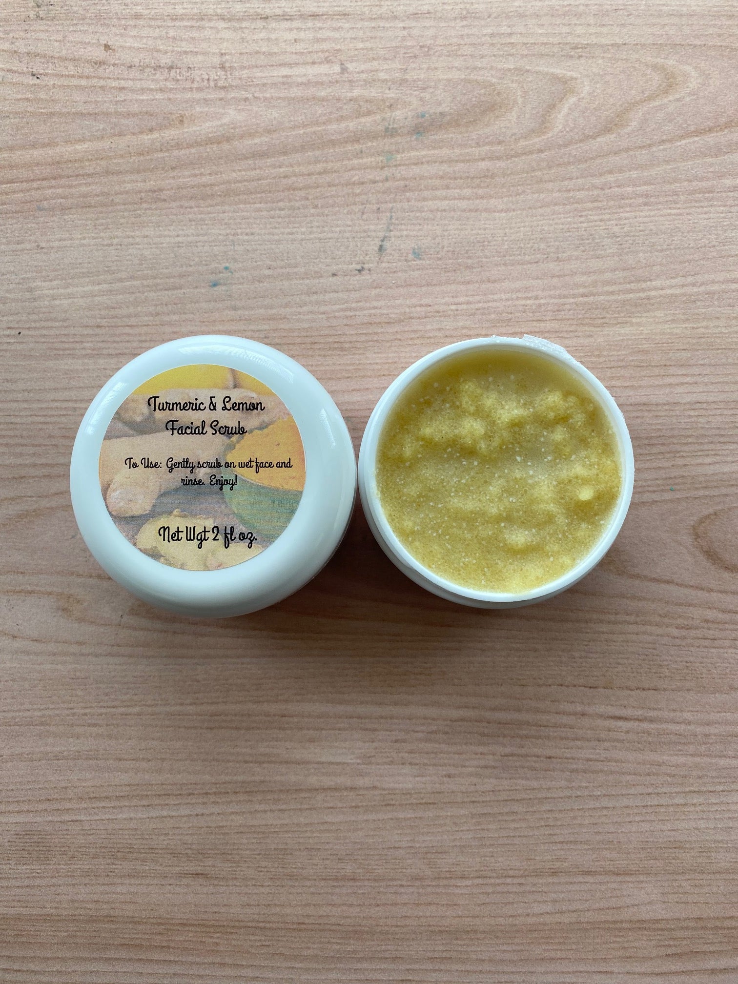 Tumeric & Lemon Facial Scrub