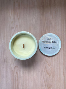 Chocolate Latte Hydrostone Candle