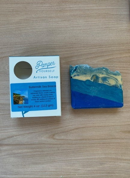Buttermilk Sea Breeze Artisan Soap