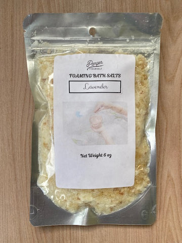 Lavender Foaming Bath Salts