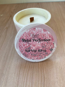 Petal Perfection Hydrostone Candle