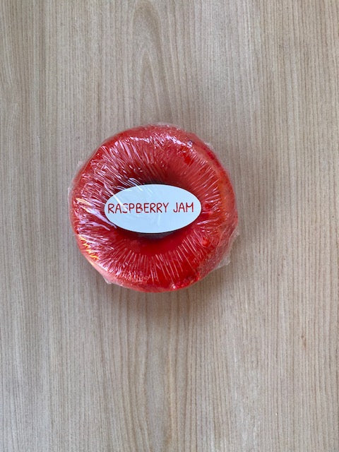Raspberry Jam Donut Bath Bomb-3 pack