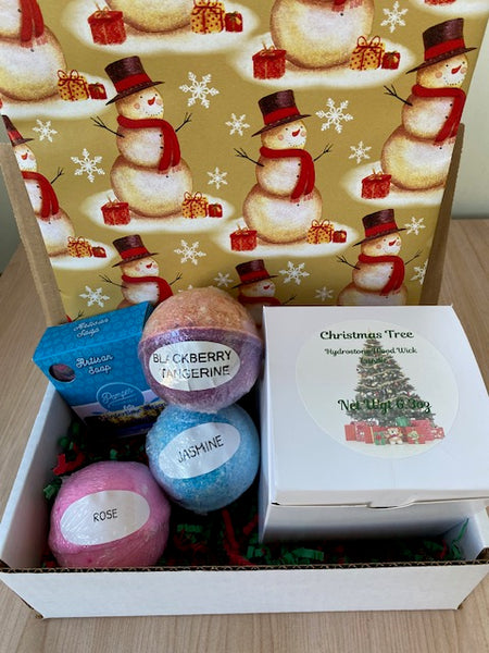 Winter Holiday Bath and Body Gift Set