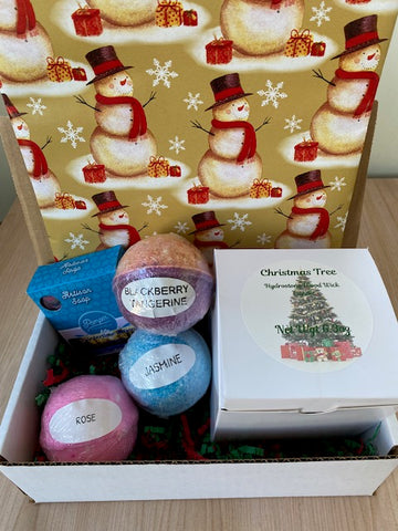 Winter Holiday Bath and Body Gift Set