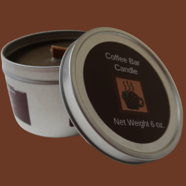 Coffee Bar Soy Candle with Wood Wick
