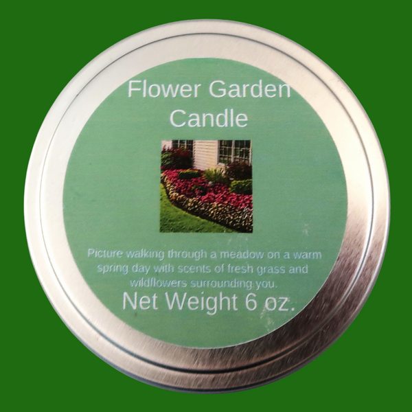 Flower Garden Soy Candle with Wood Wick