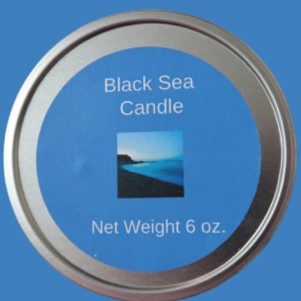 Black Sea Soy Candle with Wood Wick