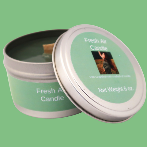 Fresh Air Soy Candle with Wood Wick