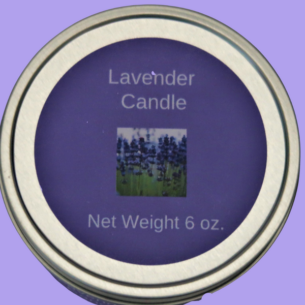 Lavender Soy Candle with Wood Wick