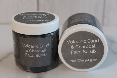Volcanic Sand & Charcoal Face Scrub