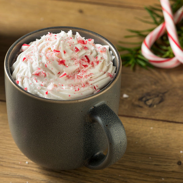 Peppermint Mocha Soy Candle with Wood Wick